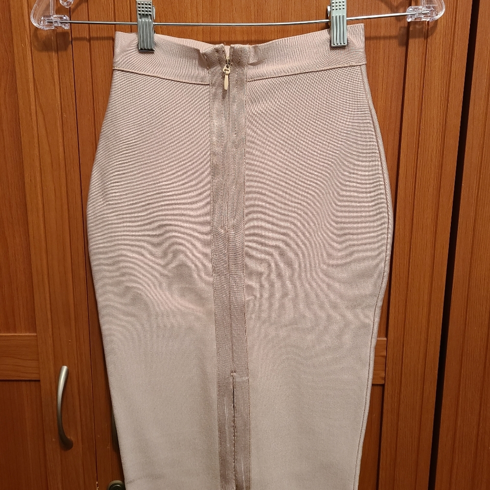 bebe - High Waist Pencil Skirt Bandage Bodycon Skirt